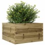 Jardinera de madera de pino impregnada 80x80x46 cm