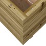 Jardinera de madera de pino impregnada 70x70x72 cm