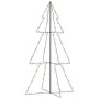 Árbol de Navidad 300 luces LED interior y exterior 120x220 cm
