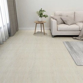 Tarimas de suelo autoadhesivas 20 uds PVC crema 1,86 m² en Suelos y moquetas | Comprar online en Foro24
