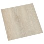 Tarimas de suelo autoadhesivas 20 uds PVC beige 1,86 m²