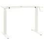 White Crank Adjustable Height Desk Frame by vidaXL, Cubicles and work tables - Ref: Foro24-321718, Price: 156,40 €, Discount: %