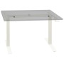 White Crank Adjustable Height Desk Frame by vidaXL, Cubicles and work tables - Ref: Foro24-321718, Price: 156,78 €, Discount: %