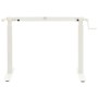 White Crank Adjustable Height Desk Frame by vidaXL, Cubicles and work tables - Ref: Foro24-321718, Price: 156,78 €, Discount: %