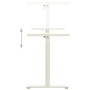Estructura de escritorio de altura ajustable manivela blanco de vidaXL, Cubículos y mesas de trabajo - Ref: Foro24-321718, Pr...