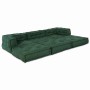 Sofá modular Manual 3 pcs Verde 70 x 70 x 56 cm tela