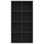 Schwarzes Sperrholzregal/Sideboard 66x30x130 cm von vidaXL, Bücherregale und Regale - Ref: Foro24-800154, Preis: 84,59 €, Rab...