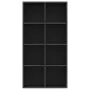 Schwarzes Sperrholzregal/Sideboard 66x30x130 cm von vidaXL, Bücherregale und Regale - Ref: Foro24-800154, Preis: 83,21 €, Rab...