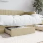 Cajones de cama 2 uds madera de ingeniería y tela color crema de vidaXL, Camas y accesorios - Ref: Foro24-833914, Precio: 45,...