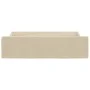 Cajones de cama 2 uds madera de ingeniería y tela color crema de vidaXL, Camas y accesorios - Ref: Foro24-833914, Precio: 45,...