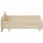 Cajones de cama 2 uds madera de ingeniería y tela color crema de vidaXL, Camas y accesorios - Ref: Foro24-833914, Precio: 45,...