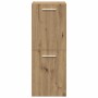 Juego de muebles baño 5 piezas madera ingeniería roble artisan