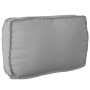 Juego de cojines de paleta 3 pcs Gris 120 x 80 x 12 cm