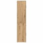 Highboard Roble artisan 80 x 33 x 150 cm Madera contrachapada