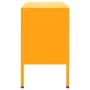 Mueble para TV de acero amarillo mostaza 105x35x50 cm