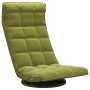 Silla de suelo giratoria de terciopelo verde claro en Sillas de suelo | Comprar online en Foro24