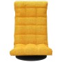 Silla de suelo giratoria de tela amarillo mostaza en Sillas de suelo | Comprar online en Foro24
