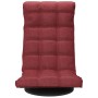 Silla de suelo giratoria de tela color vino tinto en Sillas de suelo | Comprar online en Foro24