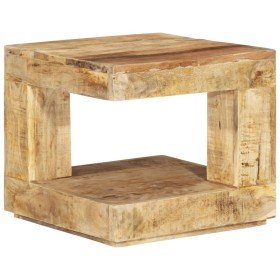Mesa de centro de madera maciza de mango 45x45x40 cm en Mesas de centro | Comprar online en Foro24