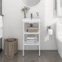 Estructura de lavabo de hierro blanco 40x38x31 cm en Tocadores de baño | Comprar online en Foro24