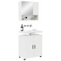 Juego de muebles de baño 2 pcs Blanco brillante 61 x 35 x 64 cm