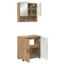 Juego de muebles de baño 2 pcs Roble artisan 61 x 35 x 64 cm