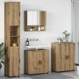 Juego de muebles de baño 4 pcs Roble artisan 61 x 35 x 64 cm