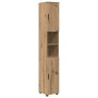 Juego de muebles de baño 4 pcs Roble artisan 61 x 35 x 64 cm