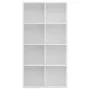 Estantería/Aparador madera contrachapada blanco 66x30x130 cm de vidaXL, Librerías y estanterías - Ref: Foro24-800153, Precio:...