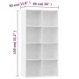 Estantería/Aparador madera contrachapada blanco 66x30x130 cm de vidaXL, Librerías y estanterías - Ref: Foro24-800153, Precio:...