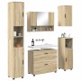 Juego de muebles de baño 5 pcs Roble Sonoma 30 x 35 x 192 cm