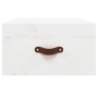 Weißer Wand-Nachttisch 40x29,5x22 cm von vidaXL, Schließfächer und Lagerschränke - Ref: Foro24-820988, Preis: 36,58 €, Rabatt: %