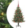 Árbol de Navidad artificial preiluminado con juego de bolas