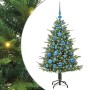Árbol de Navidad artificial preiluminado con juego de bolas