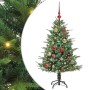Árbol de Navidad artificial preiluminado con juego de bolas