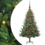 Árbol de Navidad artificial preiluminado con juego de bolas