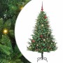 Árbol de Navidad artificial preiluminado con juego de bolas