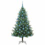 Árbol de Navidad artificial preiluminado con juego de bolas