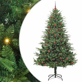 Árbol de Navidad artificial preiluminado con juego de bolas en Arboles de navidad | Comprar online en Foro24