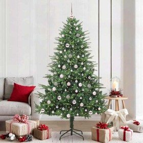 Árbol de Navidad artificial preiluminado con juego de bolas