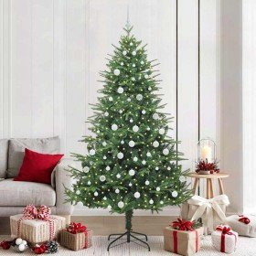 Árbol de Navidad artificial preiluminado con juego de bolas