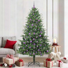 Árbol de Navidad artificial preiluminado con juego de bolas en Arboles de navidad | Comprar online en Foro24