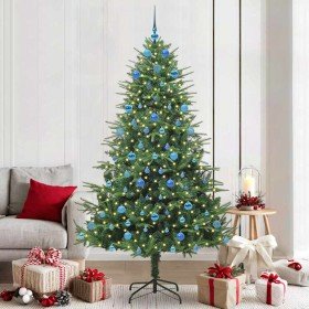 Árbol de Navidad artificial preiluminado con juego de bolas en Arboles de navidad | Comprar online en Foro24