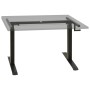 Adjustable height crank desktop structure in black by vidaXL, Cubicles and work tables - Ref: Foro24-321719, Price: 203,17 €,...