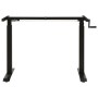 Adjustable height crank desktop structure in black by vidaXL, Cubicles and work tables - Ref: Foro24-321719, Price: 203,17 €,...