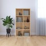 Estantería/Aparador madera contrachapada roble 66x30x97,8 cm