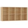 Oak plywood shelving/sideboard 66x30x97.8 cm by vidaXL, Bookcases and shelves - Ref: Foro24-800156, Price: 79,65 €, Discount: %