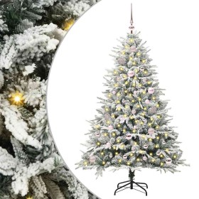 Árbol de Navidad Artificial Pre-iluminado con Juego de Bolas