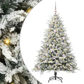 Árbol de Navidad Artificial Pre-iluminado con Juego de Bolas