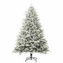 Árbol de Navidad Artificial Preiluminado Verde 180 cm PVC y PE